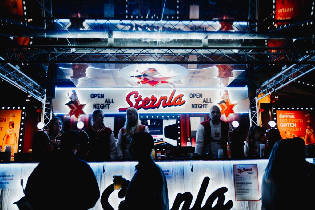 Sternla Bierstand auf Stadtfest Würzburg, Fotografiert von Werbeagentur xtrakt