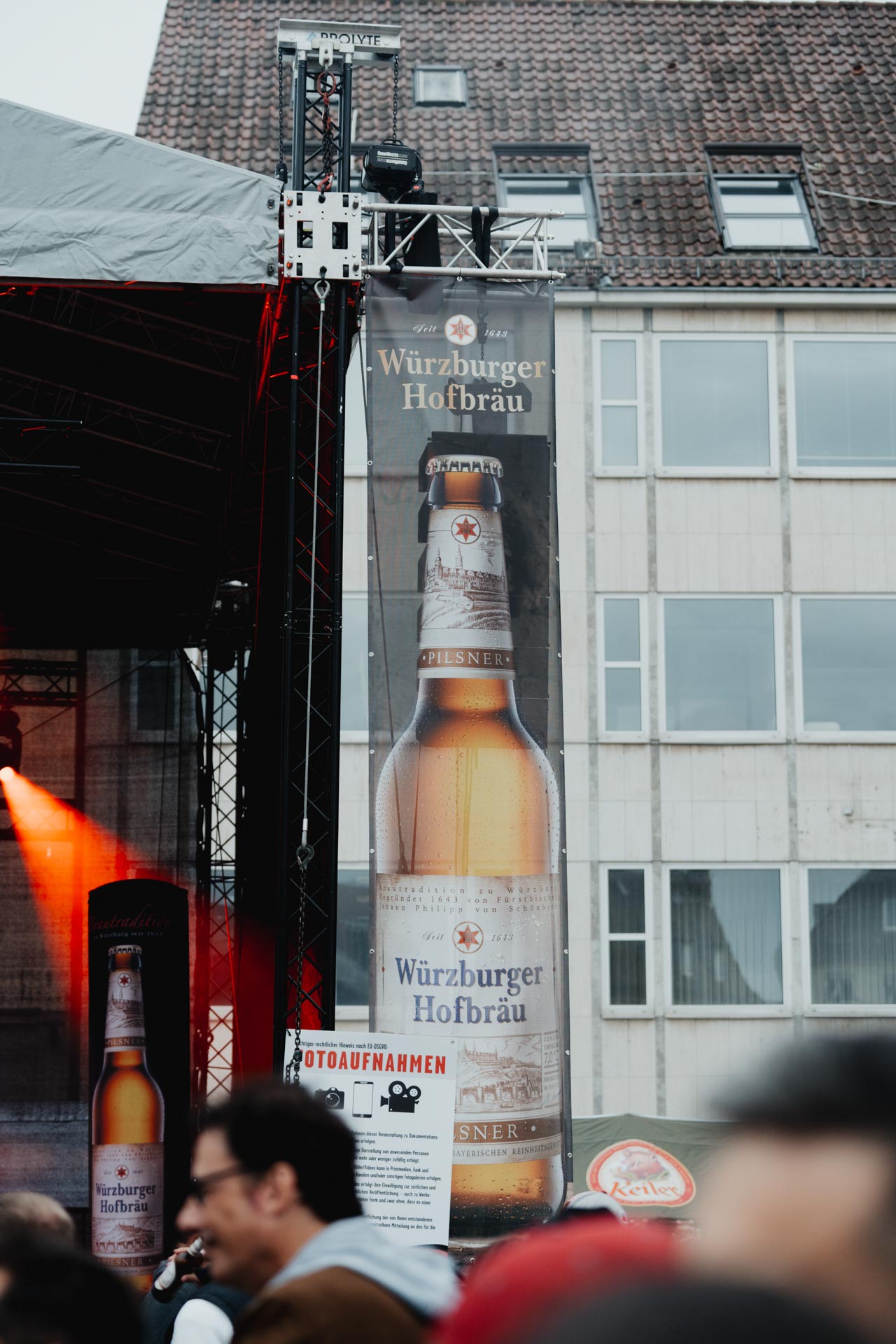 Bühne auf dem Würzburger Stadtfest