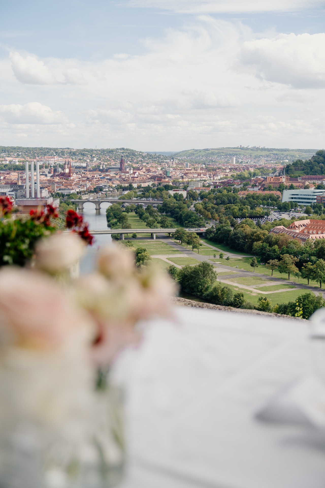 Ausblick von der Steinburg, aufgenommen von xtrakt media