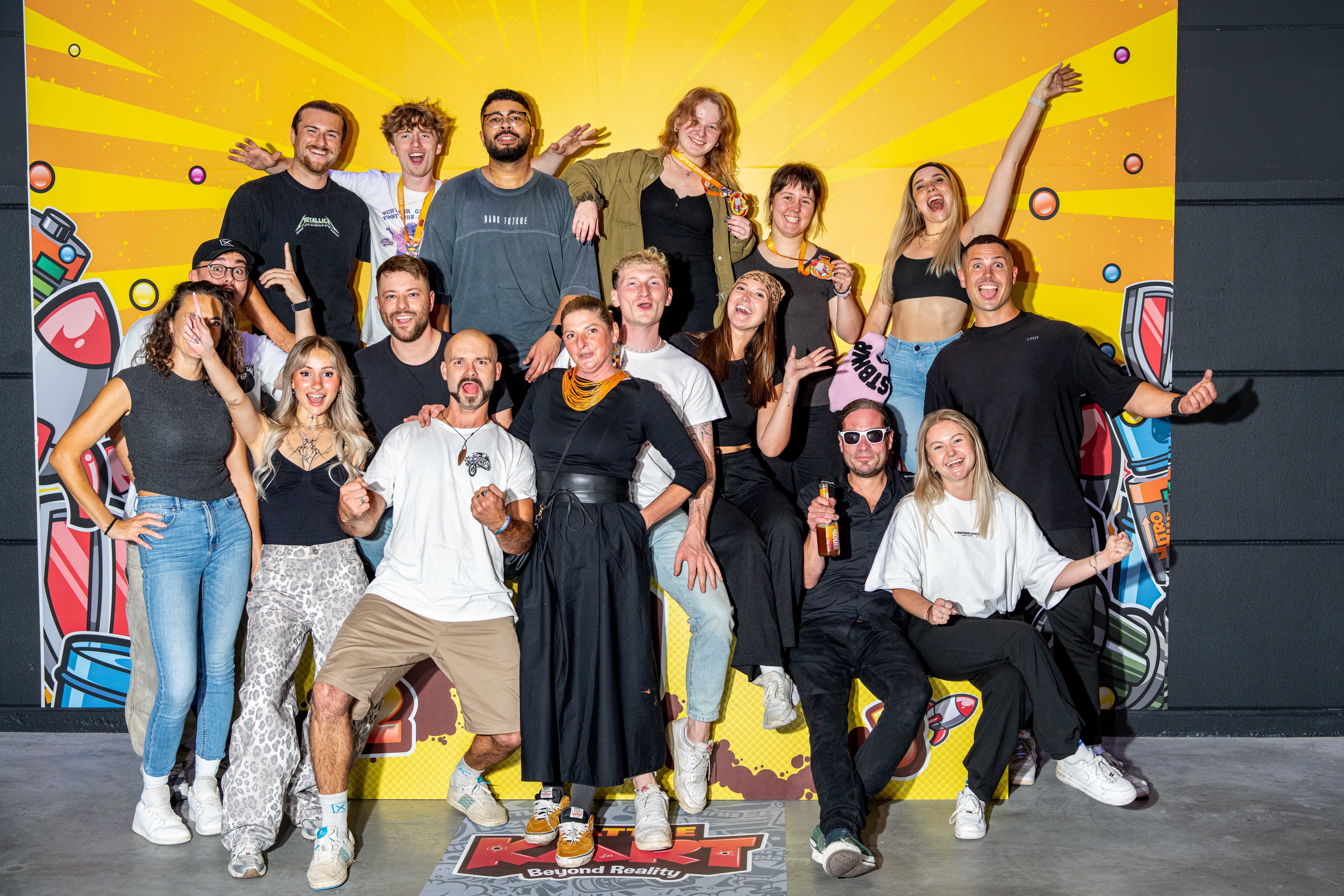 xtrakt media Team bei Battlekart Würzburg